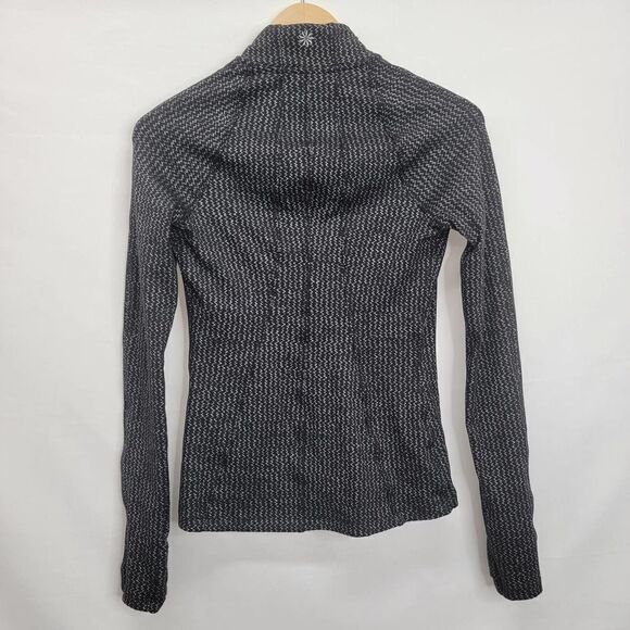 ATHLETA Heartbeat Hope Herringbone Form Athletic Full Zip Jacket Women’s Size Xs - Picture 15 of 16